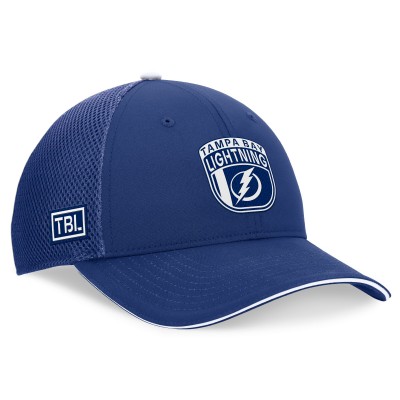 Бейсболка Tampa Bay Lightning Fanatics 2024 NHL Draft On Stage Trucker - Blue