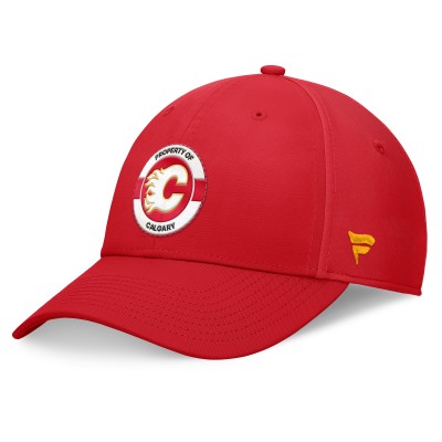 Бейсболка Calgary Flames Fanatics Authentic Pro Training Camp - Red
