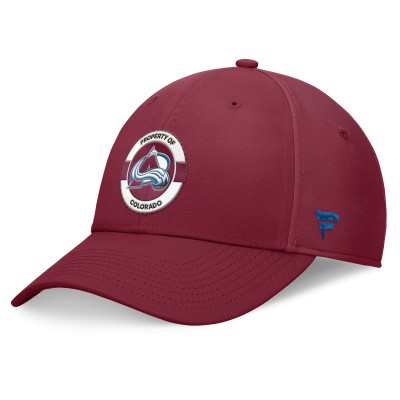 Бейсболка Colorado Avalanche Fanatics Authentic Pro Training Camp - Burgundy
