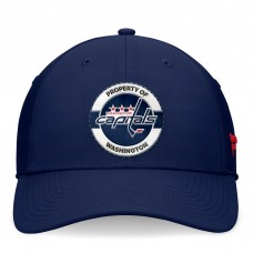 Washington Capitals Fanatics Navy Authentic Pro Training Camp Flex Hat