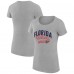Футболка Florida Panthers G-III 4Her by Carl Banks Womens Filigree Logo Fitted - Gray