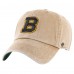 Бейсболка Boston Bruins 47 Khaki Earldor Clean Up