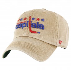Бейсболка Washington Capitals 47 Khaki Earldor Clean Up
