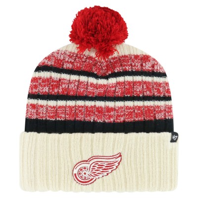 Шапка с помпоном Detroit Red Wings 47 Tavern Cuffed Knit - Cream