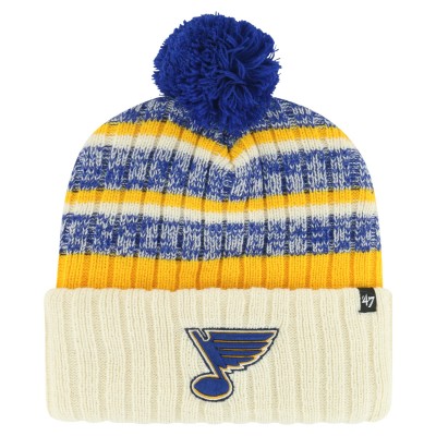 Шапка с помпоном St. Louis Blues 47 Tavern Cuffed Knit - Cream