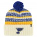 Шапка с помпоном St. Louis Blues 47 Tavern Cuffed Knit - Cream