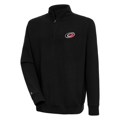 Кофта на короткой молнии Carolina Hurricanes Antigua Victory - Black