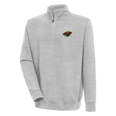 Кофта на молнии Minnesota Wild Antigua Victory - Heather Gray
