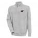 Minnesota Wild Antigua Heather Gray Victory Quarter-Zip Pullover Top