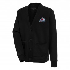 Colorado Avalanche Antigua Victory Cardigan - Black