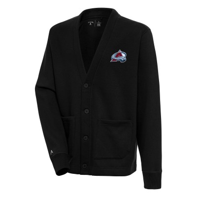 Colorado Avalanche Antigua Victory Cardigan - Black