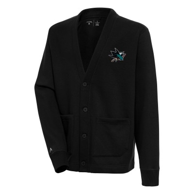 Кардиган San Jose Sharks Antigua Victory - Black