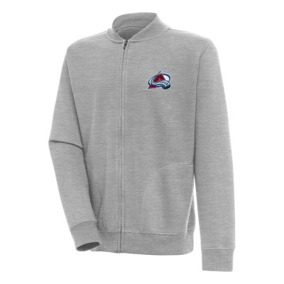 Кофта на молнии Colorado Avalanche Antigua Victory - Heather Gray