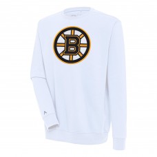 Boston Bruins Antigua Victory Pullover Sweatshirt - White