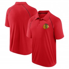 Поло Chicago Blackhawks Fanatics Raglan Strong Alone - Red