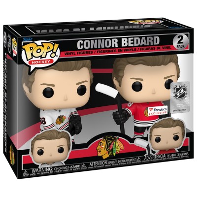Connor Bedard Chicago Blackhawks Funko Fanatics Exclusive Two-Pack Vinyl Figure