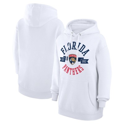 Толстовка Florida Panthers G-III 4Her by Carl Banks Womens City Graphic Fleece - White