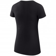 Футболка WoBoston Bruins G-III 4Her by Carl Banks Black Super-Slim Fit Lightweight City Graphic Sport Crewneck