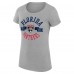 Футболка Florida Panthers G-III 4Her by Carl Banks Womens City Graphic Sport Fitted Crewneck - Heather Gray