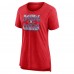Женская Montreal Canadiens Red Crash the Net Tri-Blend T-Shirt