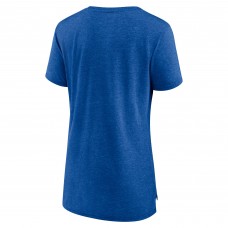 Женская St. Louis Blues Blue Crash the Net Tri-Blend T-Shirt