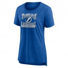 Футболка WoTampa Bay Lightning Blue Crash the Net Tri-Blend Футболка WoTampa Bay Lightning Blue Crash the Net Tri-Blend