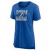 Футболка WoTampa Bay Lightning Blue Crash the Net Tri-Blend