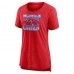 Футболка WoWashington Capitals Red Crash the Net Tri-Blend