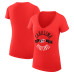 Женская Футболка Carolina Hurricanes G-III 4Her by Carl Banks Red Super-Slim Fit Lightweight City Graphic V-Neck Женская Футболка Carolina Hurricanes G-III 4Her by Carl Banks Red Super-Slim Fit Lightweight City Graphic V-Neck