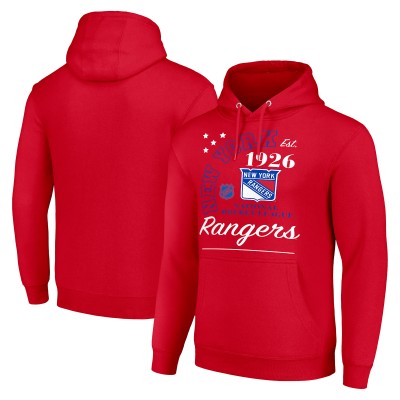 Толстовка New York Rangers Starter Arch City Team Graphic Fleece - Red