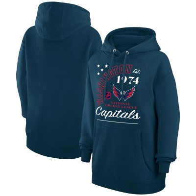 Толстовка Washington Capitals Starter Navy Arch City Team Graphic Fleece