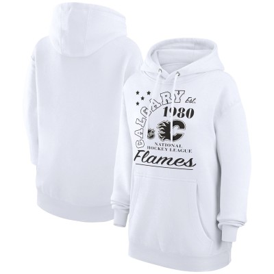 Толстовка Calgary Flames Starter Arch City Team Graphic Fleece - White