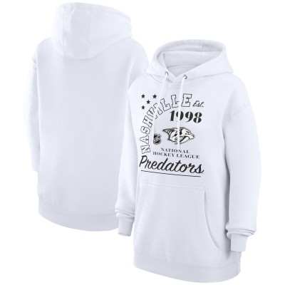 Толстовка Nashville Predators Starter Arch City Team Graphic Fleece - White