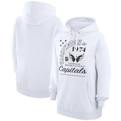 Толстовка Washington Capitals Starter White Arch City Team Graphic Fleece