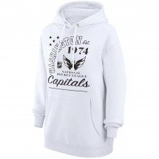 Толстовка Washington Capitals Starter White Arch City Team Graphic Fleece
