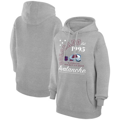 Толстовка Colorado Avalanche Starter Arch City Team Graphic Fleece - Heather Gray