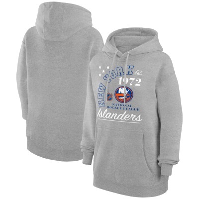 Толстовка New York Islanders Starter Arch City Team Graphic Fleece - Heather Gray