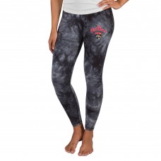 Florida Panthers Concepts Sport Womens Burst Tie Dye Knit Legging - Black