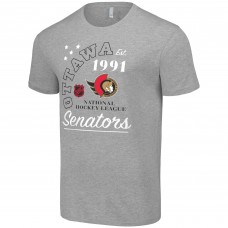 Футболка Ottawa Senators Starter Arch City Team Graphic - Heather Gray