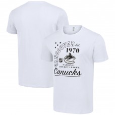 Vancouver Canucks Starter White Arch City Team Graphic T-Shirt
