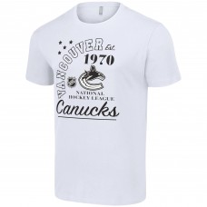 Vancouver Canucks Starter White Arch City Team Graphic T-Shirt