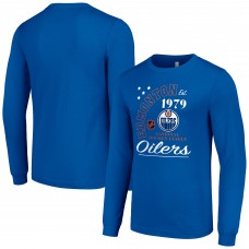 Футболка с длинным рукавом Edmonton Oilers Starter Arch City Theme Graphic - Royal