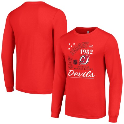 Футболка с длинным рукавом New Jersey Devils Starter Arch City Theme Graphic - Red