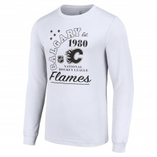 Футболка с длинным рукавом Calgary Flames Starter Arch City Theme Graphic - White