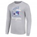 Футболка с длинным рукавом New York Rangers Starter Arch City Theme Graphic - Heather Gray