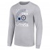 Футболка с длинным рукавом Winnipeg Jets Starter Arch City Theme Graphic - Heather Gray