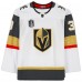 Игровая джерси Brayden McNabb Vegas Golden Knights Autographed Fanatics Authentic White adidas Authentic with 2023 Stanley Cup Final Patch