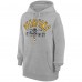 Pittsburgh Penguins Starter Heather Gray Puck Pullover Hoodie