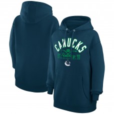Vancouver Canucks Starter Navy Puck Pullover Hoodie