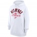 Detroit Red Wings Starter White Puck Pullover Hoodie